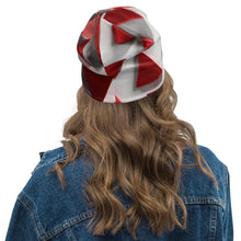Load image into Gallery viewer, &quot;Red Triangles&quot; Beanie.
