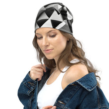 Load image into Gallery viewer, Black Triangle&quot; Beanie.
