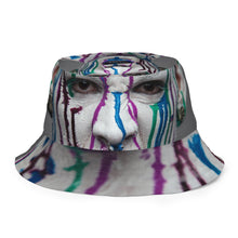 Load image into Gallery viewer, The Blue Face Reversible Bucket Hat.
