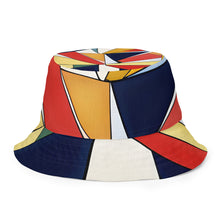 Load image into Gallery viewer, The Art Deco 4 Reversible Bucket Hat.
