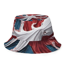 Load image into Gallery viewer, The Origami Octopus Reversible Bucket Hat.
