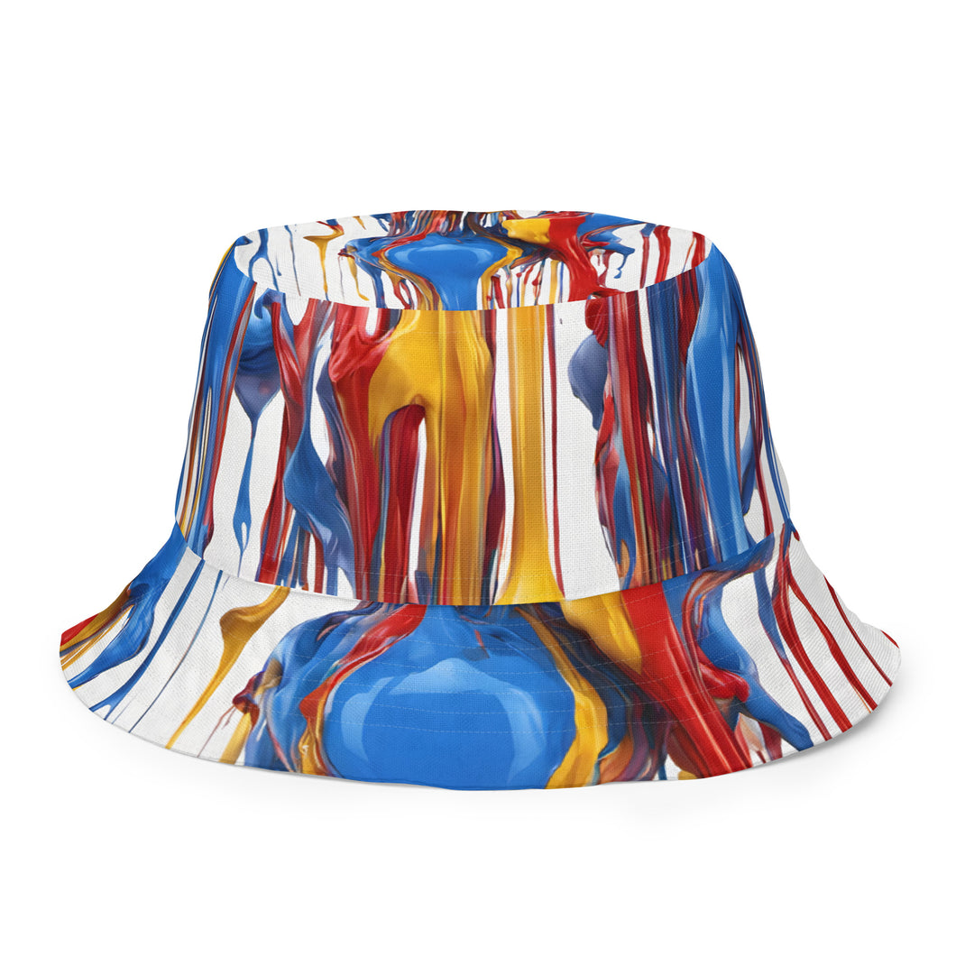 The Paint Drip Reversible Bucket Hat.