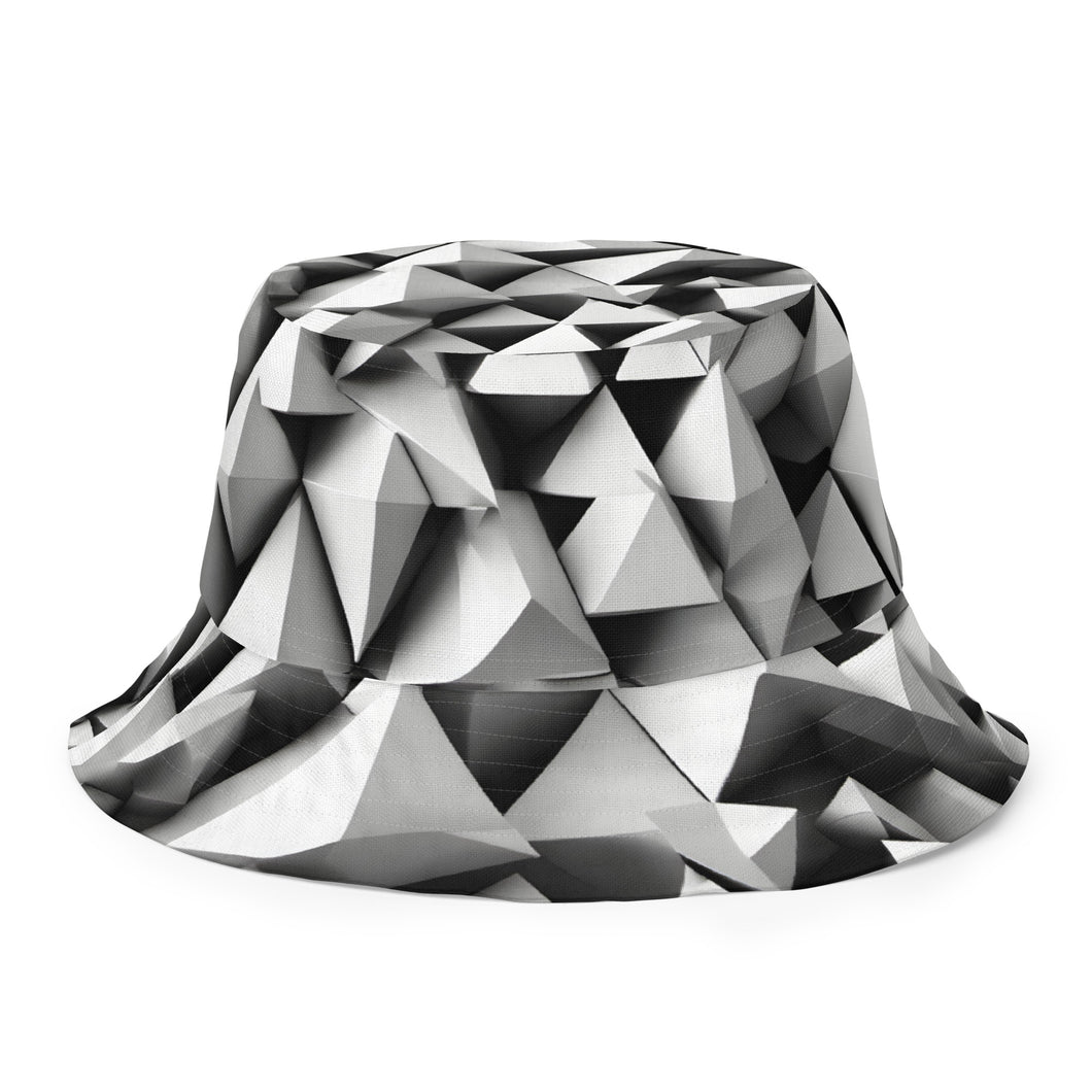 The Black Triangles Reversible Bucket Hat.