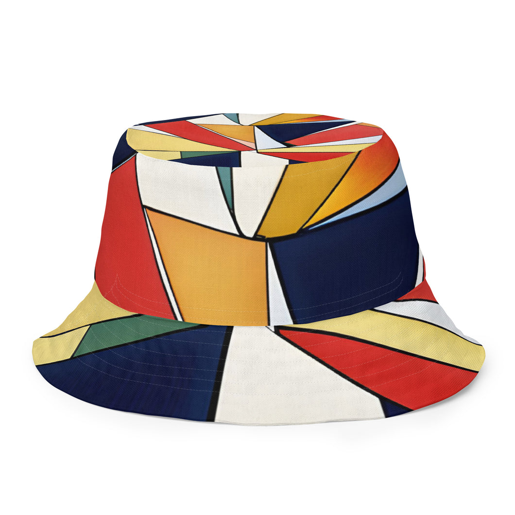 The Art Deco 4 Reversible Bucket Hat.