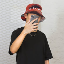 Load image into Gallery viewer, The Love = Love Reversible Bucket Hat.
