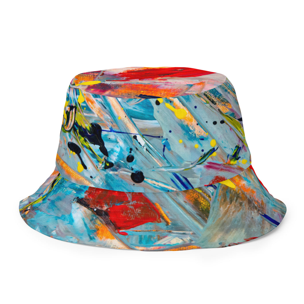 The Abstract 1 Reversible Bucket Hat.
