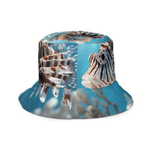 Load image into Gallery viewer, The Lion Fish Reversible Bucket Hat.
