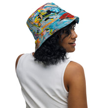Load image into Gallery viewer, The Abstract 1 Reversible Bucket Hat.
