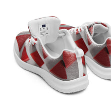 Load image into Gallery viewer, &quot;Red Triangles&quot; Men’s athletic shoes.
