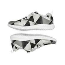 Load image into Gallery viewer, &quot;Black Triangles&quot; Men’s athletic shoes,
