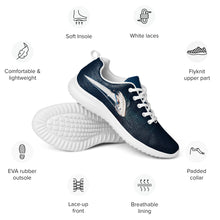 Load image into Gallery viewer, &quot;Blue Sailboat&quot; Men’s athletic shoes.
