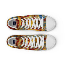 Load image into Gallery viewer, &quot;Paisley One&quot; Men’s high top canvas shoes
