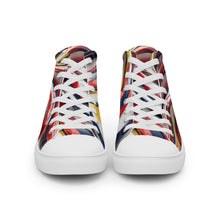 Load image into Gallery viewer, &quot;The Milk Shake&quot; Men’s high top canvas shoes.
