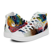 Load image into Gallery viewer, &quot;Dog&#39;s Head&quot;  Men’s high top canvas shoes
