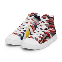 Load image into Gallery viewer, &quot;The Milk Shake&quot; Men’s high top canvas shoes.
