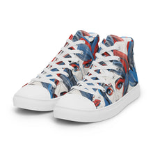 Load image into Gallery viewer, &quot;Faces&quot; Men’s high top canvas shoes
