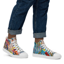 Load image into Gallery viewer, &quot;Abstract One&quot; Men’s high top canvas shoes
