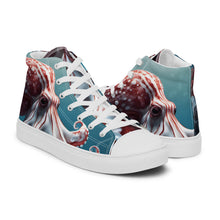 Load image into Gallery viewer, &quot;Octopus&quot; Men’s high top canvas shoes
