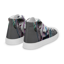 Load image into Gallery viewer, &quot;Blue Face&quot; Men’s high top canvas shoes.
