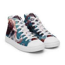 Load image into Gallery viewer, &quot;Octopus&quot; Men’s high top canvas shoes
