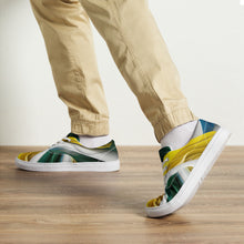 Load image into Gallery viewer, &quot;3D Waves&quot;  Men’s lace-up canvas shoes.
