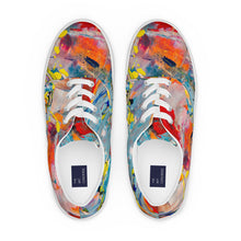 Load image into Gallery viewer, &quot;Abstract One&quot;  Men’s lace-up canvas shoes
