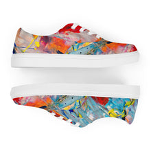 Load image into Gallery viewer, &quot;Abstract One&quot;  Men’s lace-up canvas shoes
