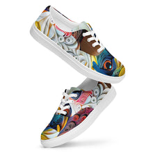 Load image into Gallery viewer, &quot;Dog&#39;s Head&quot;  Men’s lace-up canvas shoes
