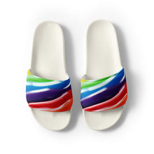 Load image into Gallery viewer, &quot;Candy Cane&quot; Unisex slides.
