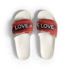 Load image into Gallery viewer, Love + Love Unisex Slides.
