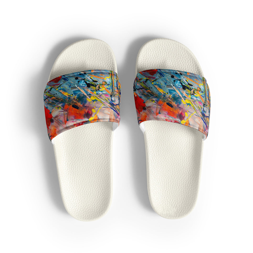Abstract One Unisex Slides.