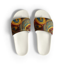 Load image into Gallery viewer, Paisley One Unisex Slides.
