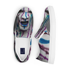 Load image into Gallery viewer, &quot;Blue Face&quot; Men’s slip-on canvas shoes.
