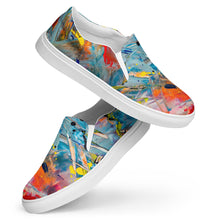 Load image into Gallery viewer, &quot;Abstract One&quot;  Men’s slip-on canvas shoes
