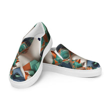 Load image into Gallery viewer, &quot;Art Deco 2&quot; Men’s slip-on canvas shoes
