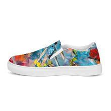 Load image into Gallery viewer, &quot;Abstract One&quot;  Men’s slip-on canvas shoes
