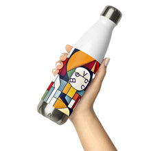 Load image into Gallery viewer, &quot;Art Deco5&quot; Stainless steel water bottle.
