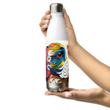 Load image into Gallery viewer, &quot;Dog&#39;s Head&quot; Stainless Steel Water Bottle.
