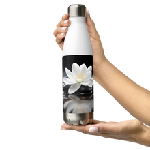 Load image into Gallery viewer, &quot;Yoga Stones&quot; Stainless Steel Water Bottle.
