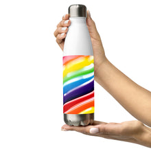 Load image into Gallery viewer, &quot;Candy Cane&quot; Stainless steel water bottle.
