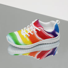 Load image into Gallery viewer, &quot;Candy Cane&quot; women’s athletic shoes.

