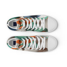 Load image into Gallery viewer, &quot;Art Deco 2&quot;  Women’s high top canvas shoes
