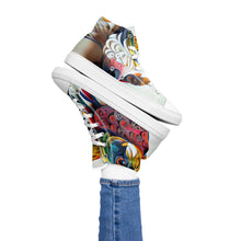 Load image into Gallery viewer, &quot;Dog&#39;s Head&quot;  Women’s high top canvas shoes
