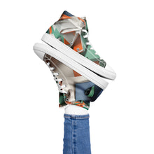Load image into Gallery viewer, &quot;Art Deco 2&quot;  Women’s high top canvas shoes
