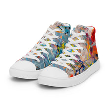 Load image into Gallery viewer, &quot;Abstract One&quot;  Women’s high top canvas shoes
