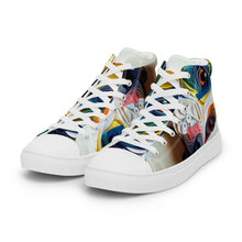 Load image into Gallery viewer, &quot;Dog&#39;s Head&quot;  Women’s high top canvas shoes
