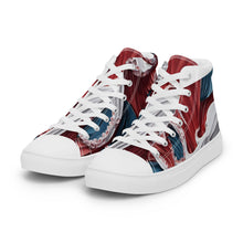Load image into Gallery viewer, &quot;Origami Octopus&quot;  Women’s high top canvas shoes
