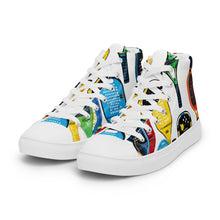 Load image into Gallery viewer, &quot;Pickle Ball&quot;  Women’s high top canvas shoes
