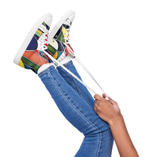 Load image into Gallery viewer, &quot;Art Deco 3&quot;  Women’s high top canvas shoes
