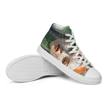 Load image into Gallery viewer, &quot;Art Deco 1&quot; Women’s high top canvas shoes
